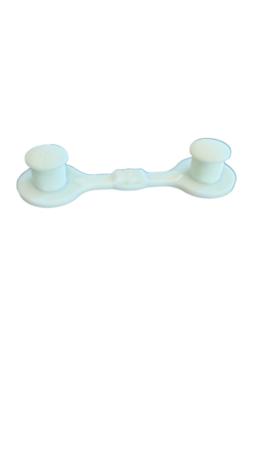 Klamra brakarska 140 mm z tworzywa sztucznego – montaż na czole deski